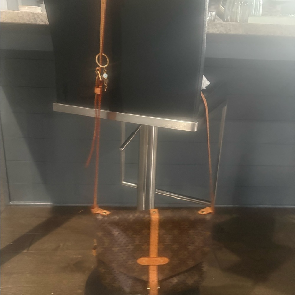 Louis Vuitton Dark Brown and Tan Satchel